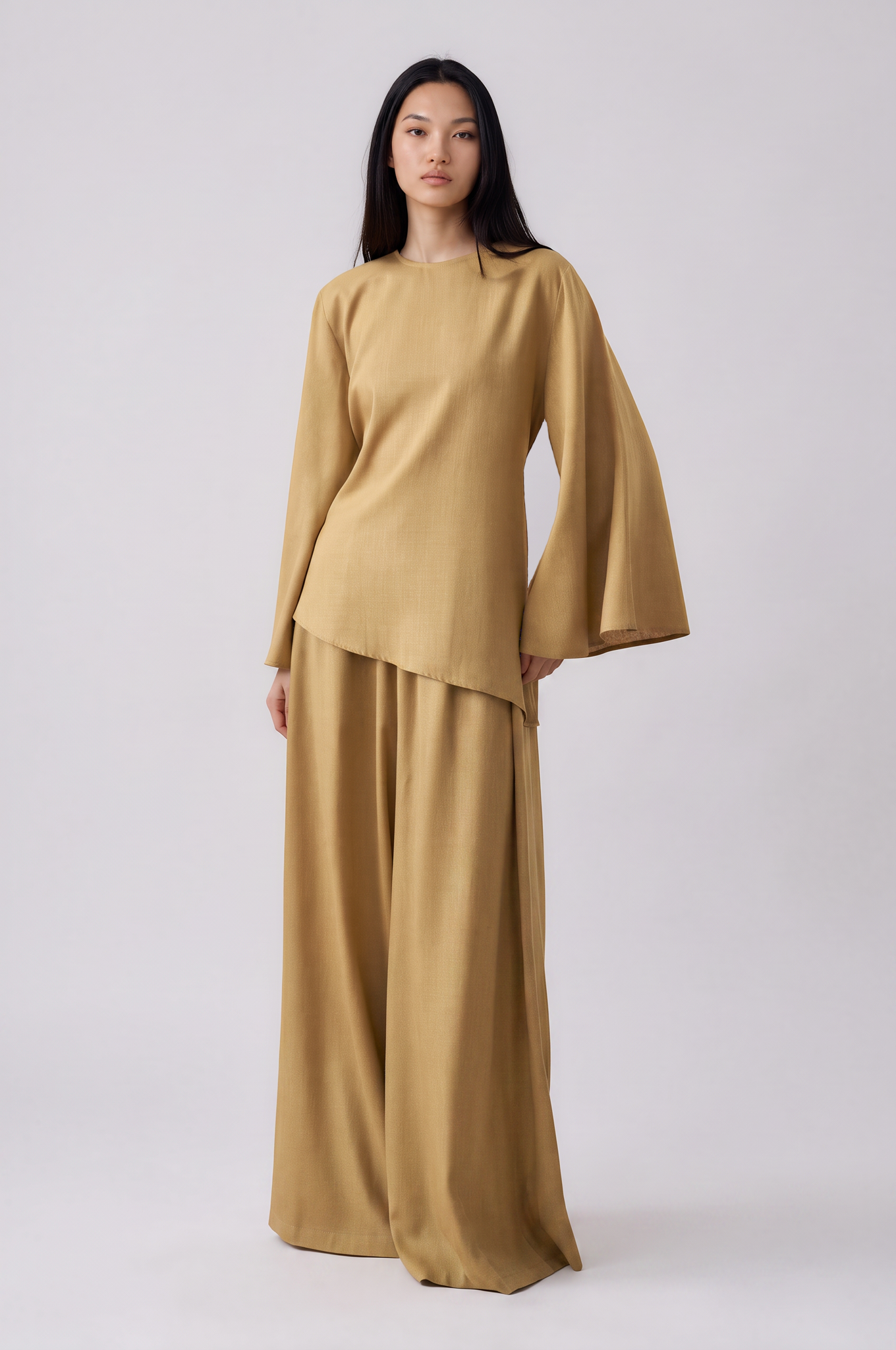 Leinen Hosen-Set
