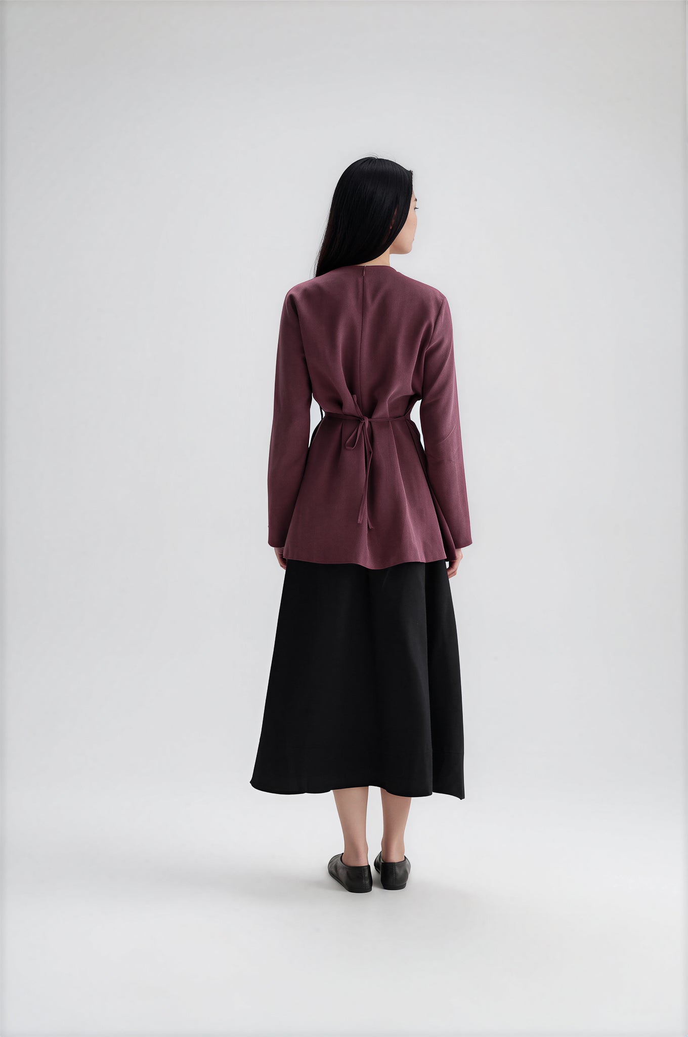 Elegante Bluse mit Seitenschlitzen
