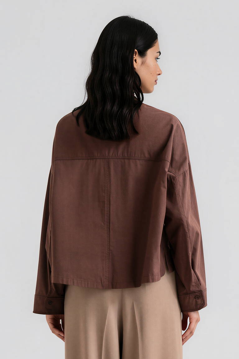 Kurzes Oversized Hemd