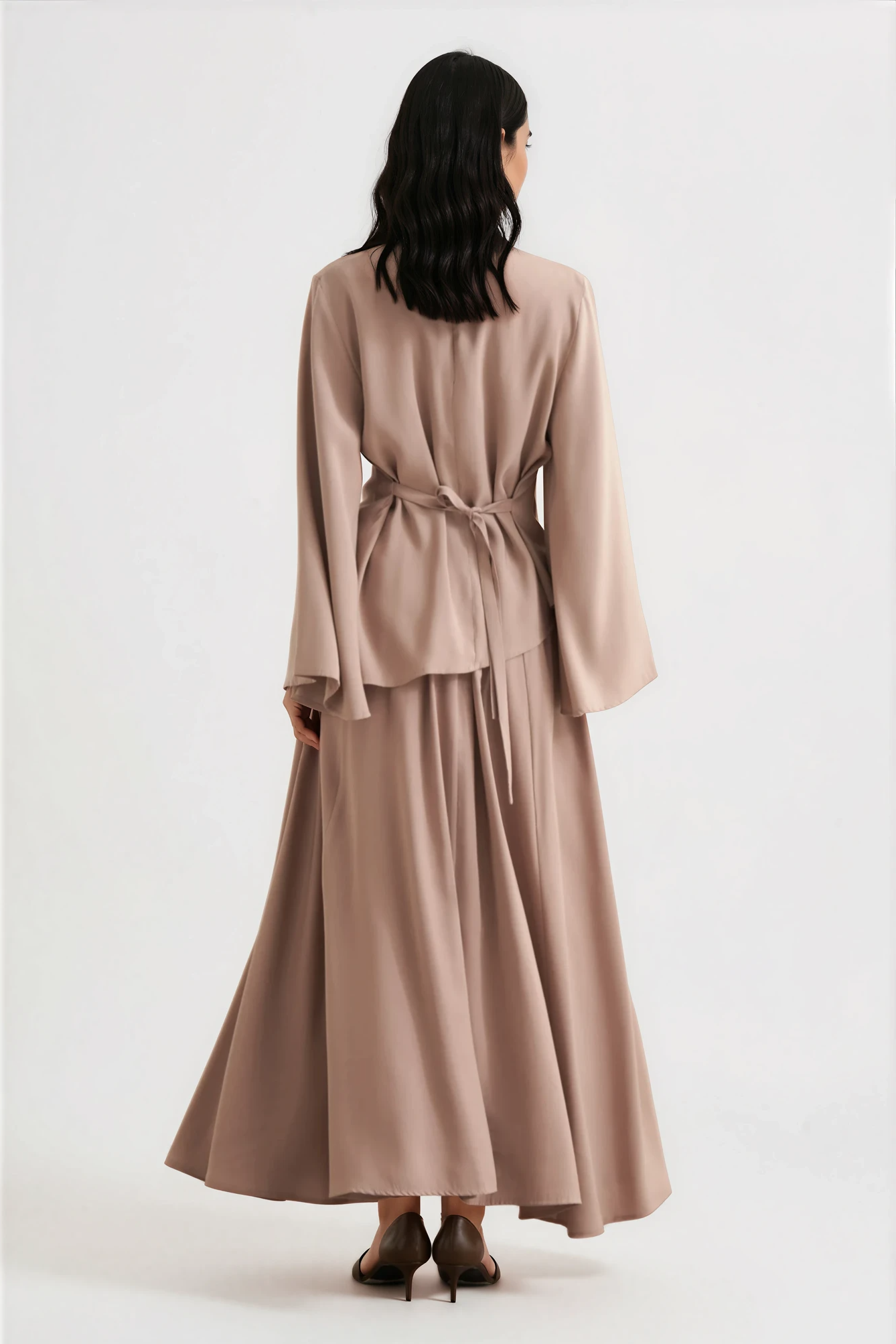 Cupro Skirt Set