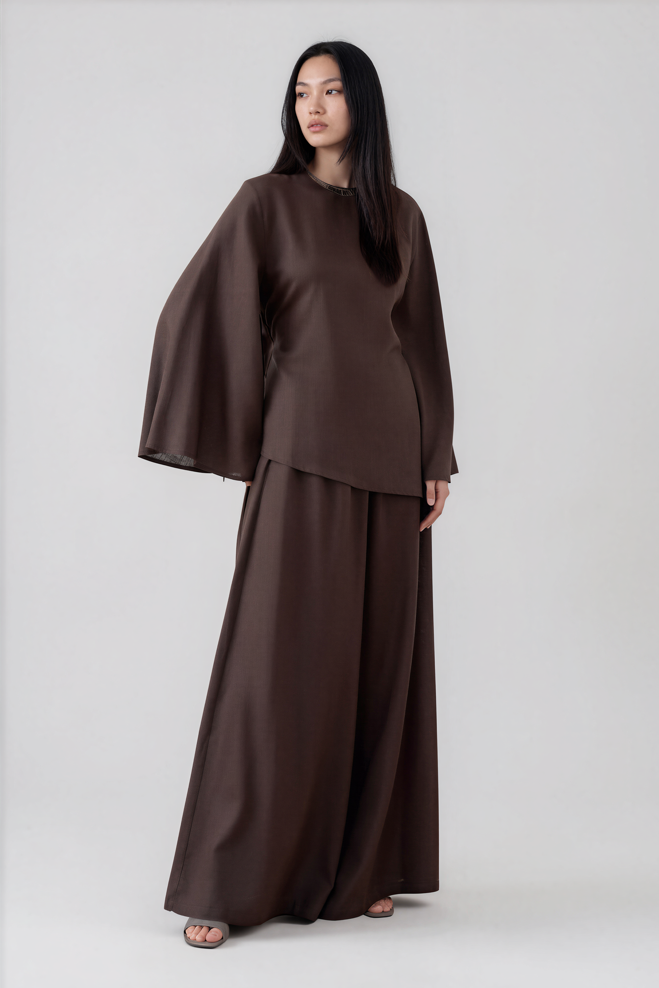 Leinen Hosen-Set